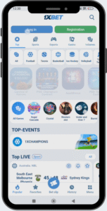 1xbet Android - screenshot 1