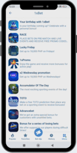 1xbet Android - screenshot 4